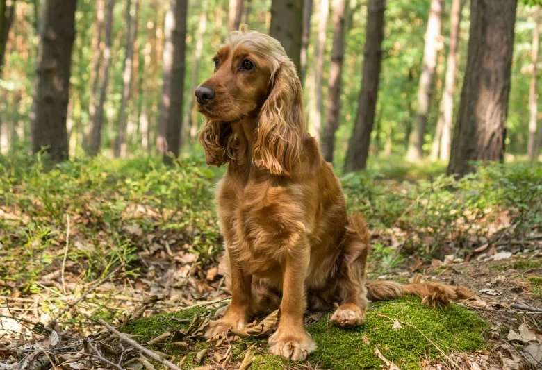 The English Cocker Spaniel is a dog that radiates joy
